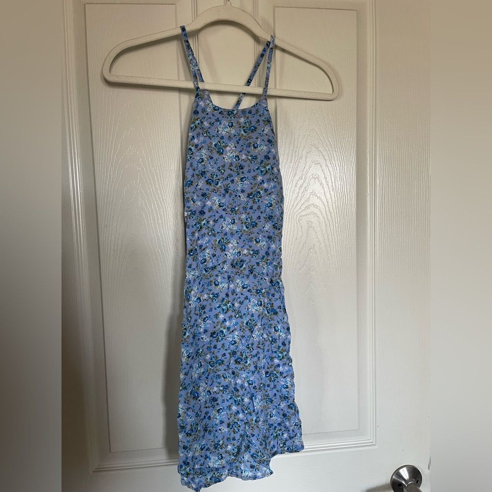 Blue floral forever 21 Medium mini dress